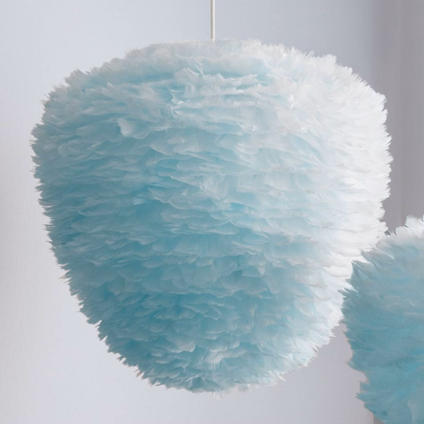 UMAGE Lampada a sospensione Eos Evia Medium, dimmerabile, Blu, Soggiorno / Sala da pranzo, Scandinavo, Lampada a sospensione