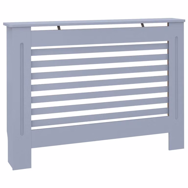 Copertura per Radiatore Antracite 112x19x81,5 cm in MDF