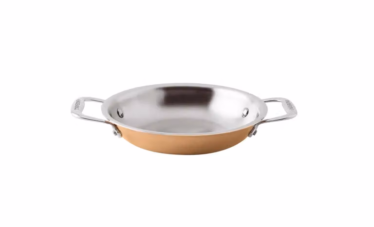 Tegamino Serie 15600 3-Ply in rame con due maniglie, diam.16cm, 2 pezzi