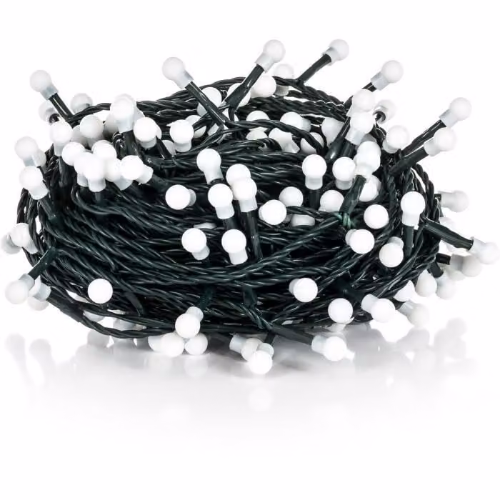 Luci natalizie Retlux RXL 219 sfera 100LED 10+5m CW TM