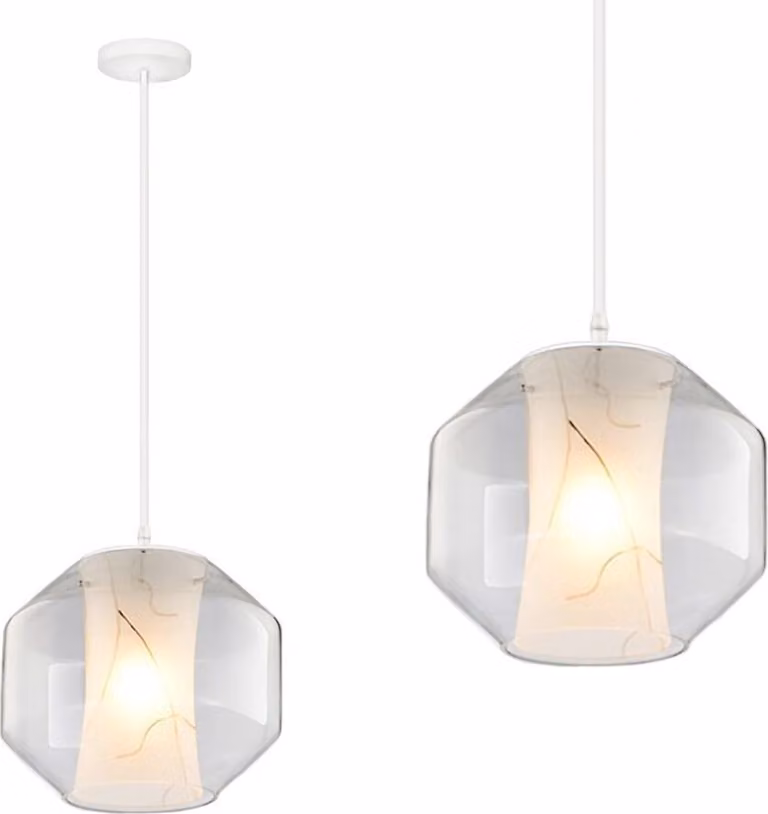 Lampada tooLight App908-1Cp Marble 24Cm Transparent