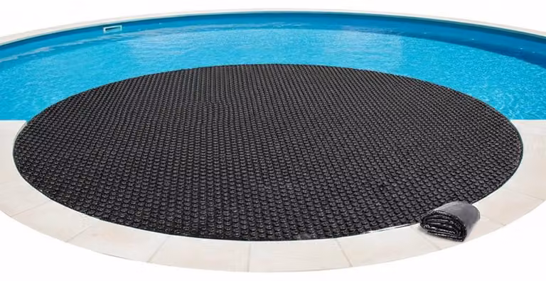 Mucola liner per piscina telo solare riscaldamento piscina telo solare riscaldamento calore piscina da incasso piscine piscine a montaggio rapido piscina parete in acciaio - nero Ø 457cm