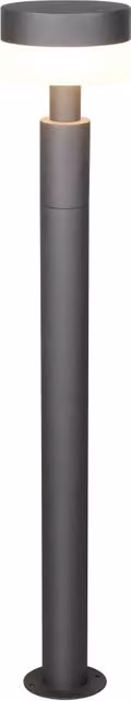 Palo alto da esterno LED, alluminio, antracite, H 95 cm, Mackenzie