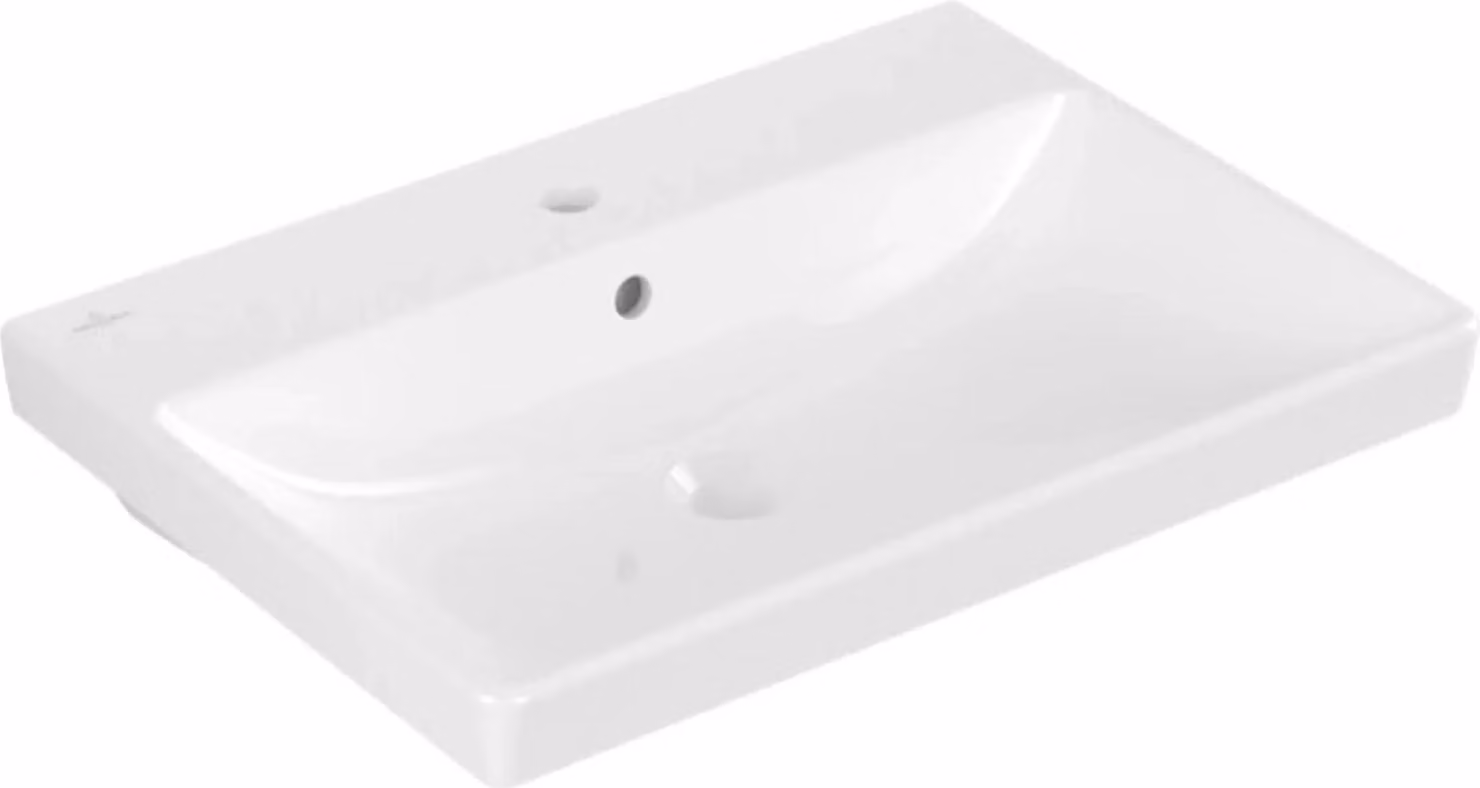 Villeroy & Boch Avento lavabo, 1 trou pour robinet, avec trop-plein, 650x470mm, 41586501, 41586501
