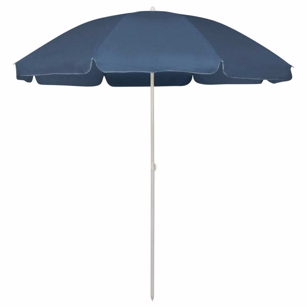 Maison Exclusive - Ombrellone da spiaggia blu 240 cm