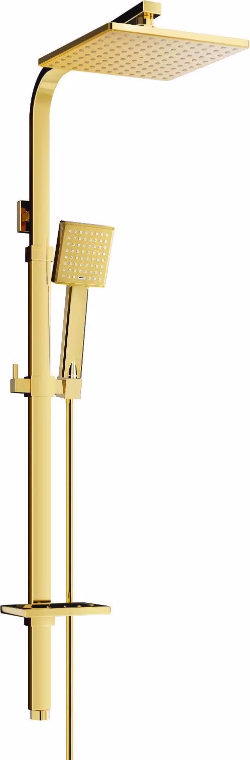 Mexen Q45 colonna doccia, oro - 798454595-50
