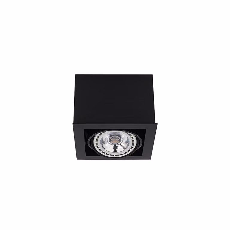 Lampadario BOX nero 1xES111x15W in legno, dimensioni: 13x19x19 cm, IP20, Nowodvorski Lighting