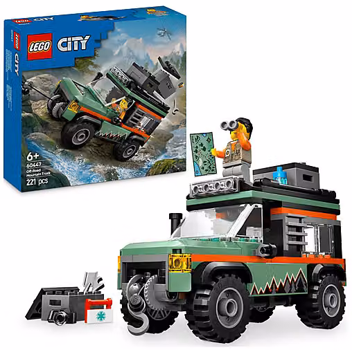 LEGO City Great Vehicles Fuoristrada di montagna 4x4 60447 Multicolore