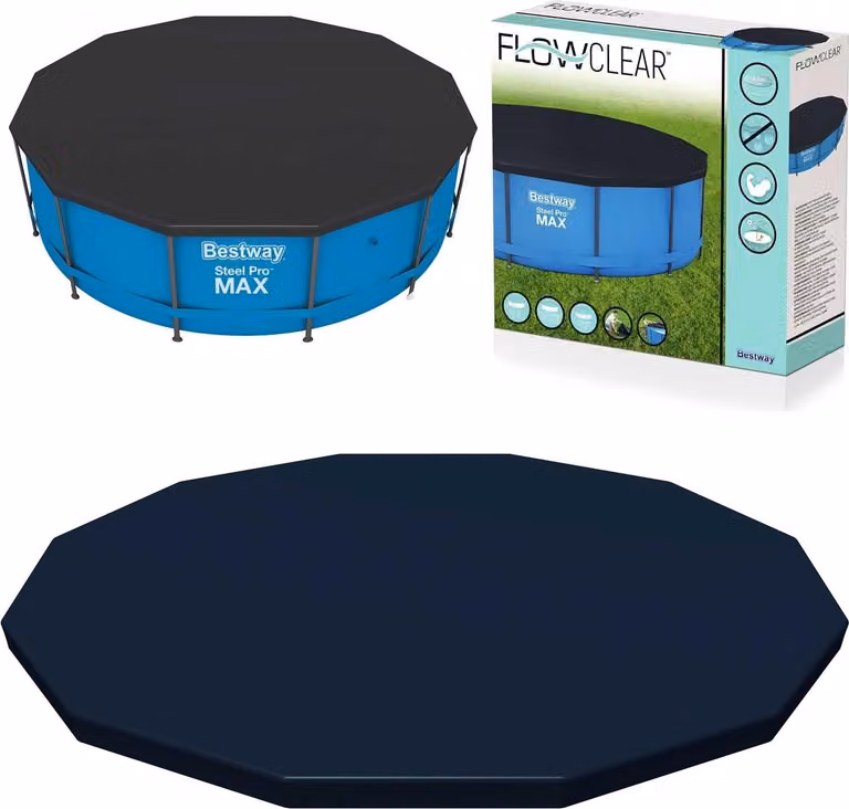 Copertura per piscina con telaio Bestway 58037 da 366 cm