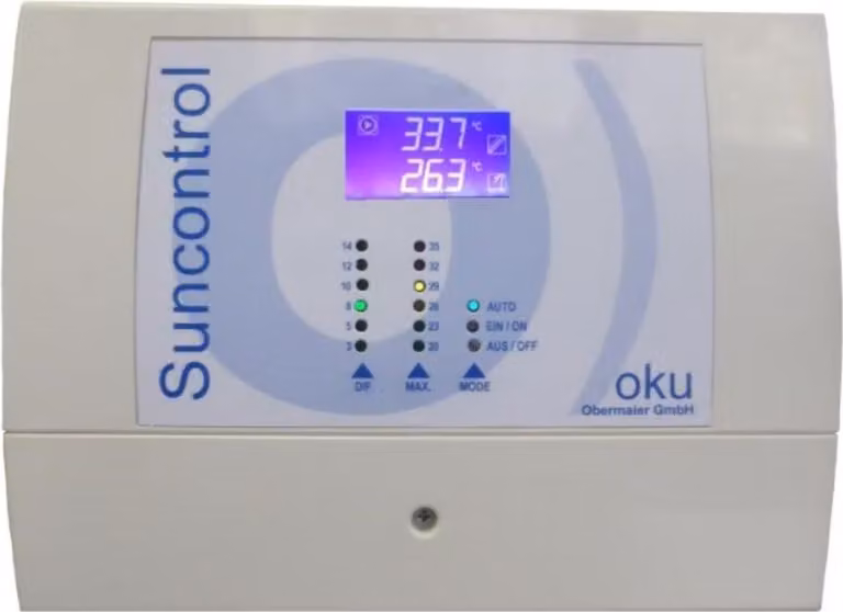 Centralina solare OKU Suncontrol Regolatore di temperatura differenziale solare
