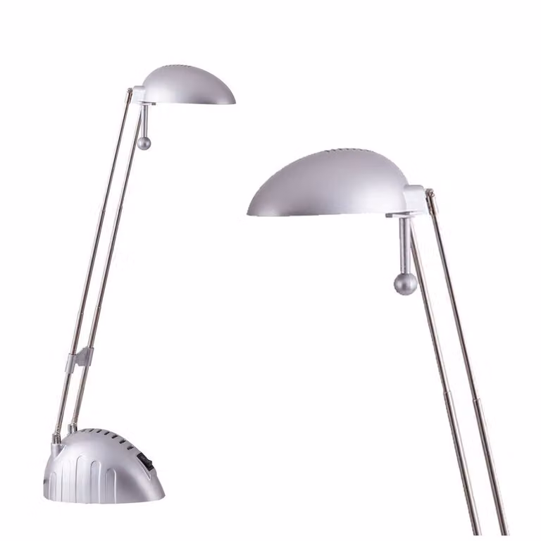 Rabalux 4335 Ronald lampada da tavolo, 5W, 6400K, 350lm, argento, bianco freddo, standard, 28cm