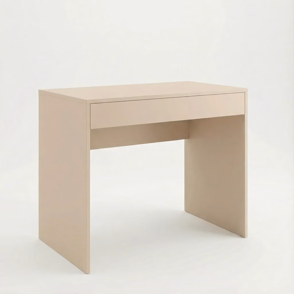 Scrivania moderna Komodee in finitura rovere e bianco opaco per home office – 2