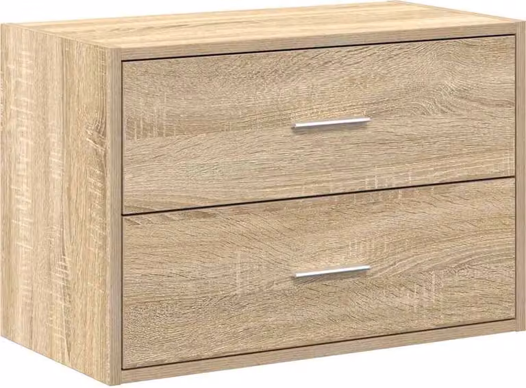 Armadio con 2 Cassetti Rovere Sonoma 60x31x40 cm in Truciolato