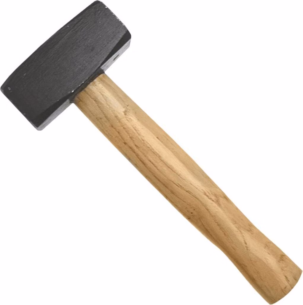 Top Tools Martello a doppia lama da 1000 g, manico in legno