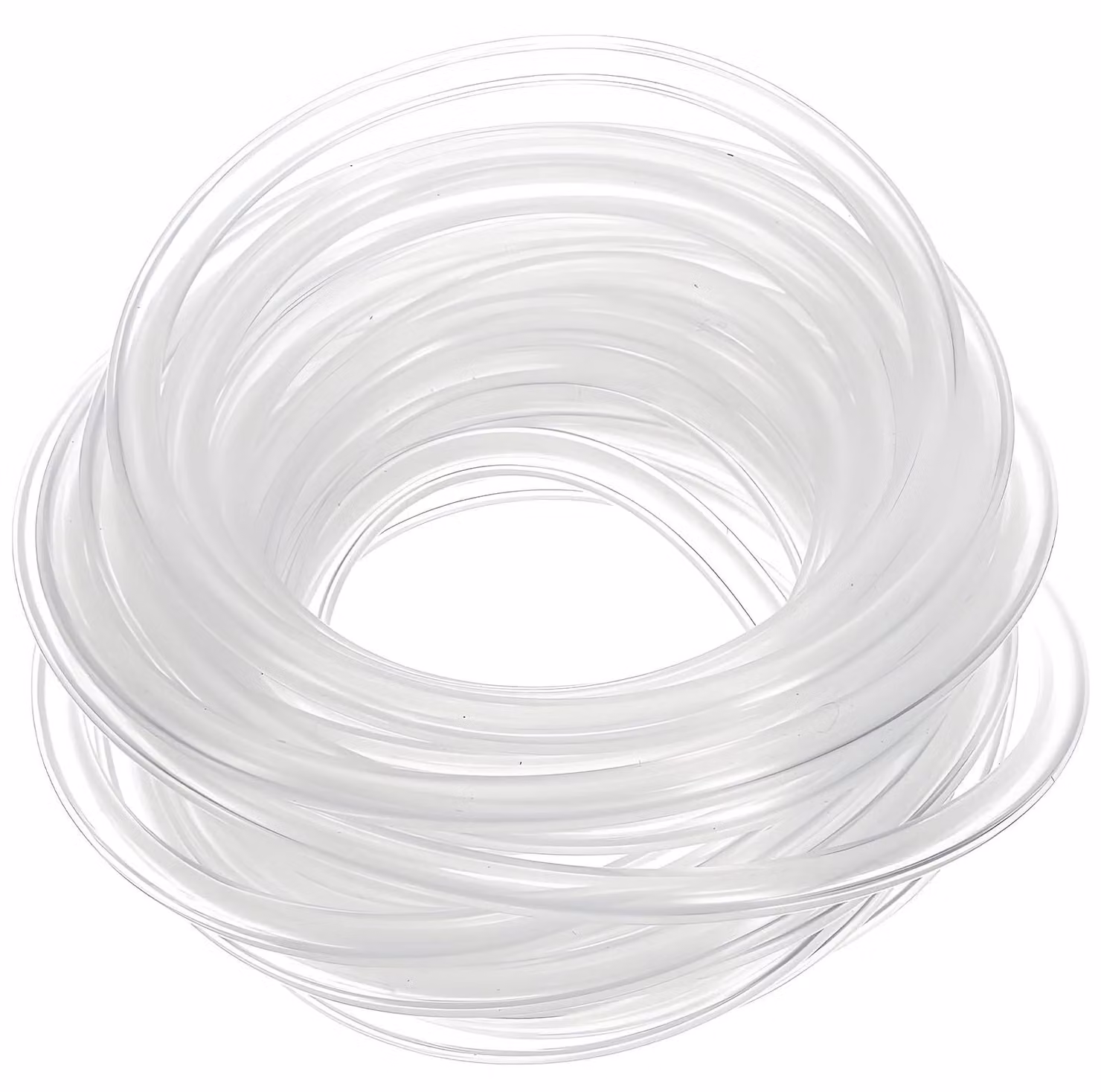 Tubo in silicone trasparente, 4x6 mm, lunghezza 10 metri, per acquari