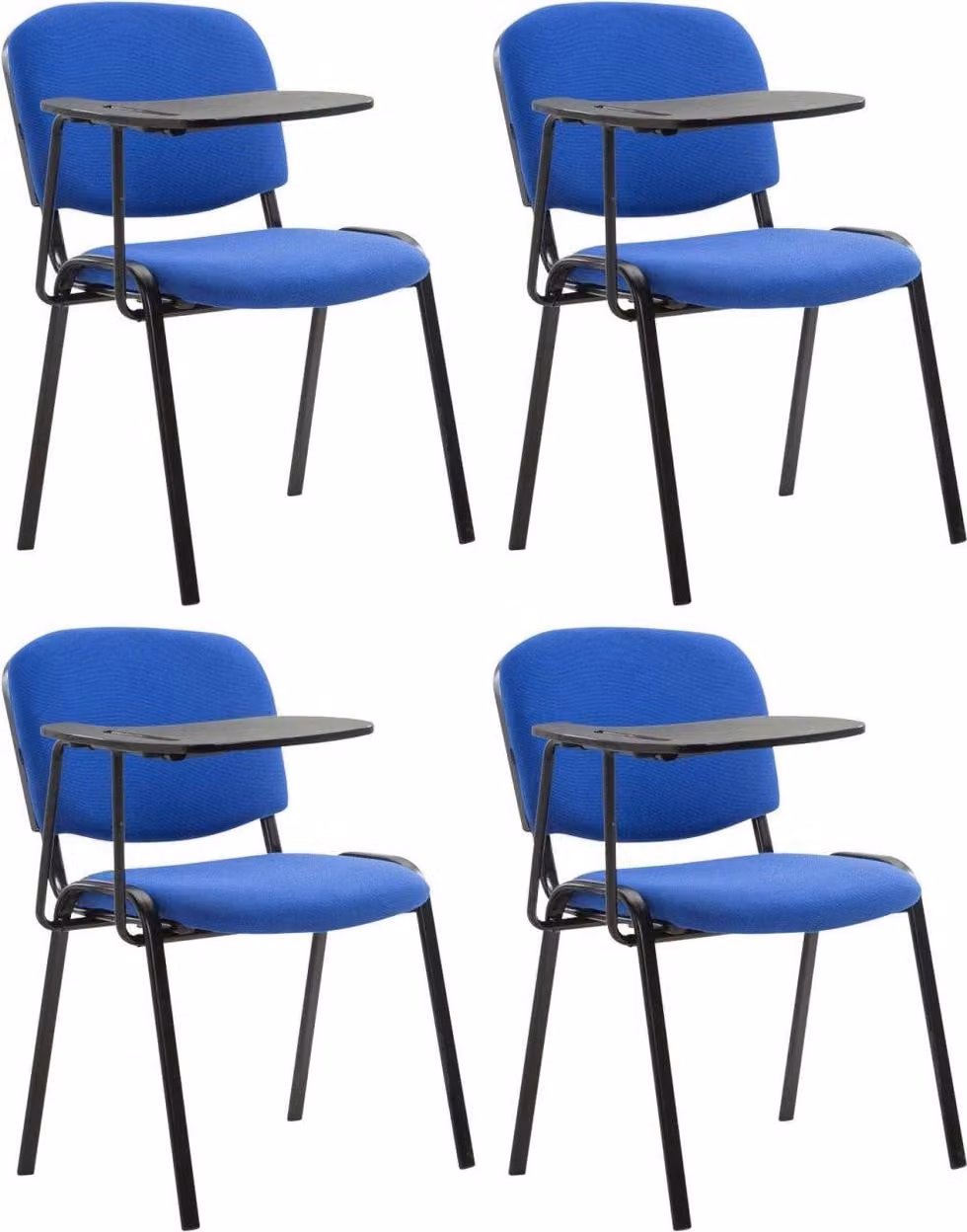 Set di sedie da sala da pranzo per 4 persone - Sedie da conferenza - Imbottitura confortevole