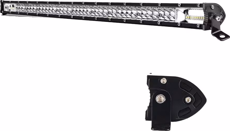 Striscia luminosa a LED, temperatura di colore 6500K, impermeabile IP68, 32 pollici a 2 file