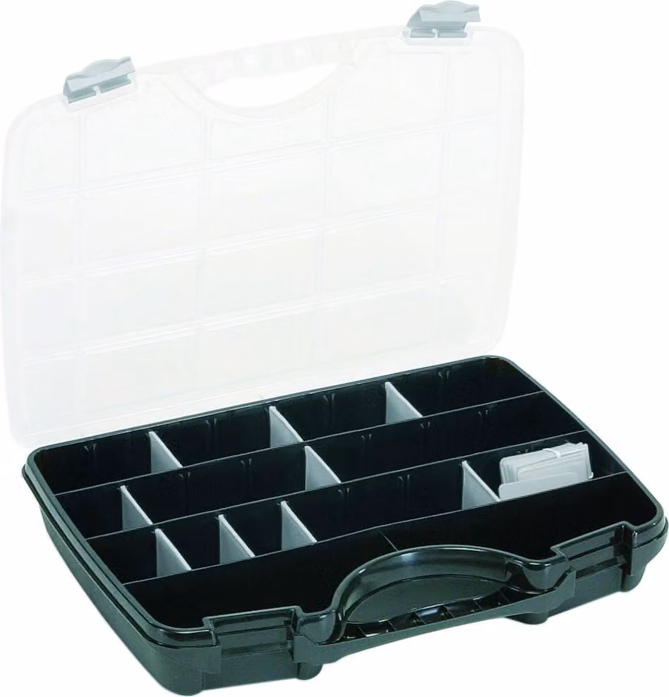 Valigia multiuso 46 nero-argento 388x290x61