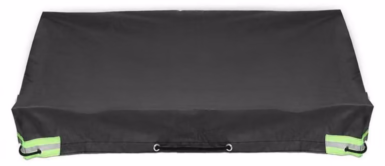 Telo per rimorchio impermeabile, piatto, dimensioni 207 x 114 x 10 cm, resistente agli strappi, bordi rinforzati