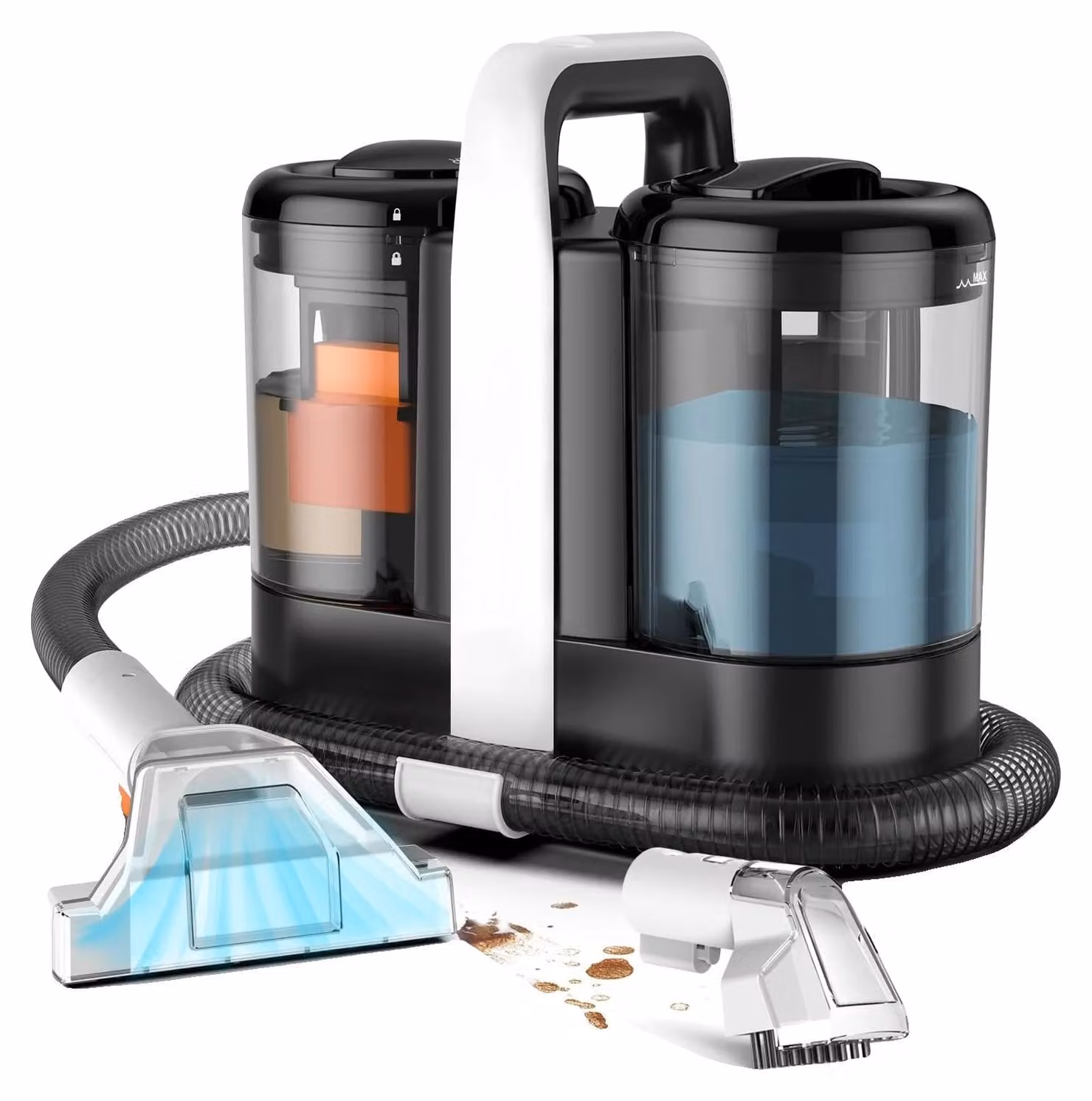 Aspirapolvere per tappeti, potente aspirazione, leggero e portatile, modello W07
