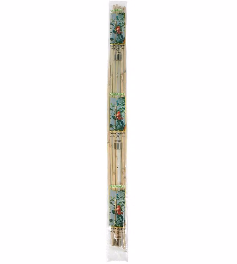 Verdemax Tutori in Bamboo Naturale - 150 cm