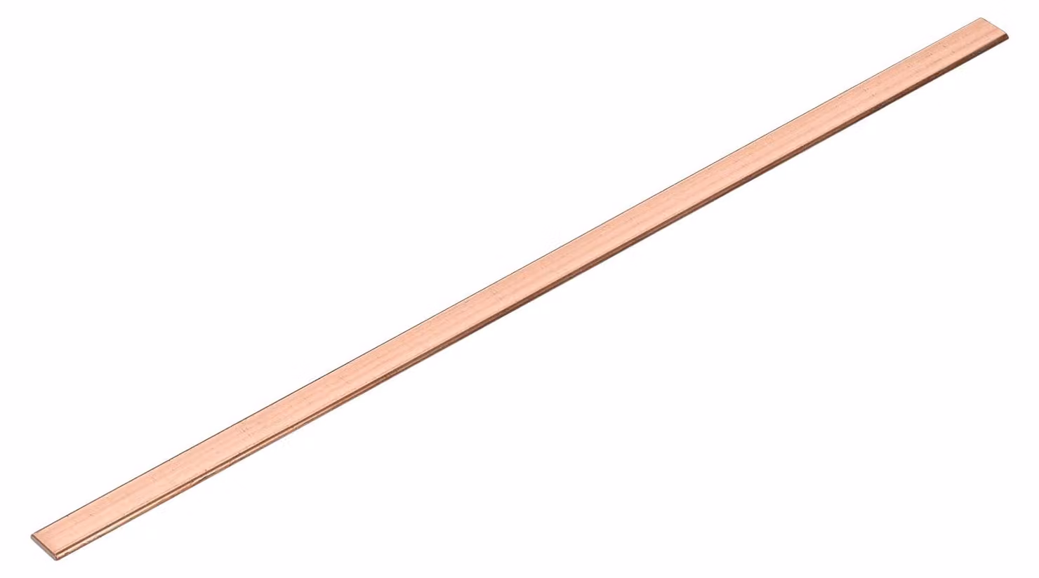 Barra piatta in rame C110, 3x12x330 mm, massiccia, per hobby e applicazioni elettriche