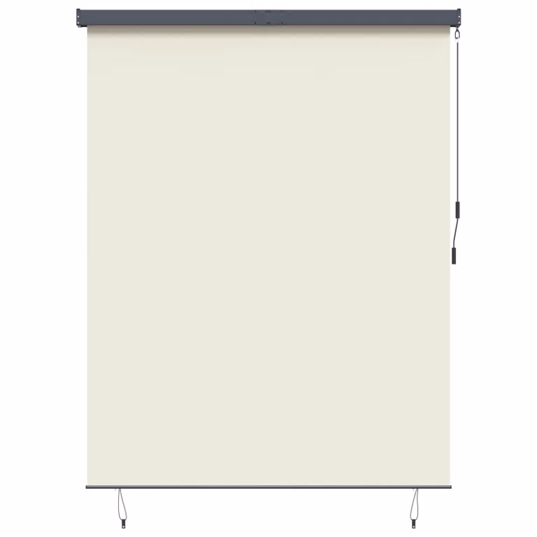 Tenda a rullo vidaXL in poliestere e alluminio, colore beige, L 220 cm x H 250 cm