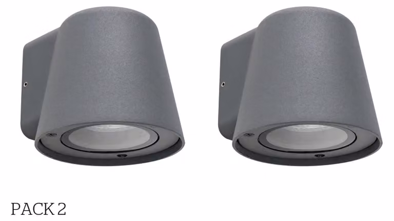 LEDS C4 Lampada da esterno a cono - 3,3 W, 448 lm, grado di protezione IP65, colore nero
