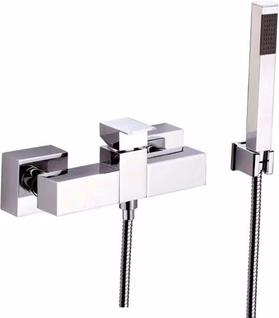 Rubinetto doccia esterno con doccia duplex - serie skyline