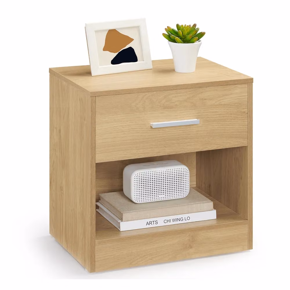 Comodino con Cassetto, Giallo Paglierino / 1