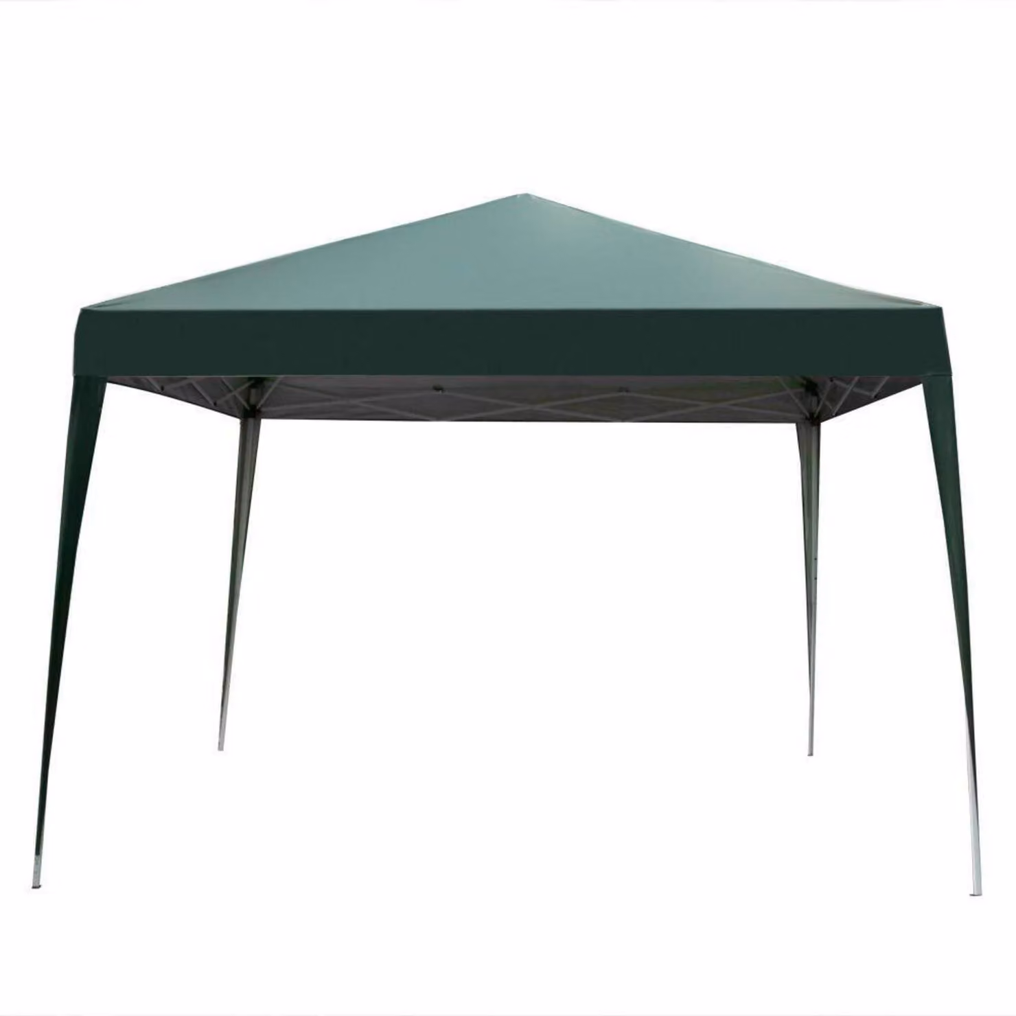 Gazebo da esterno 3x3 metri, con struttura regolabile in altezza, impermeabile, dotato di 4 pannelli laterali, colore verde
