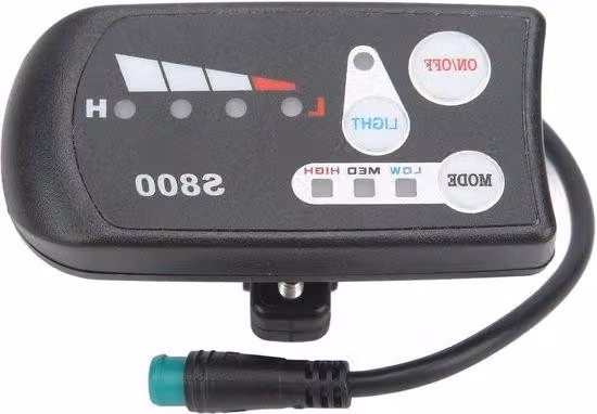Display LED per scooter elettrico S800 con indicatore di velocità, 36/48 V - Connettore impermeabile - Universale - Accessori per e-bike