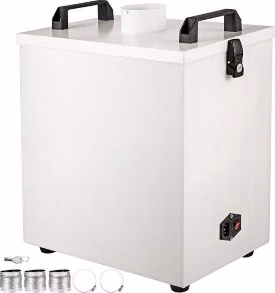 Purificatore d'aria - 80 W - 180 m³/h - Funzionamento automatico - Taglio laser CNC