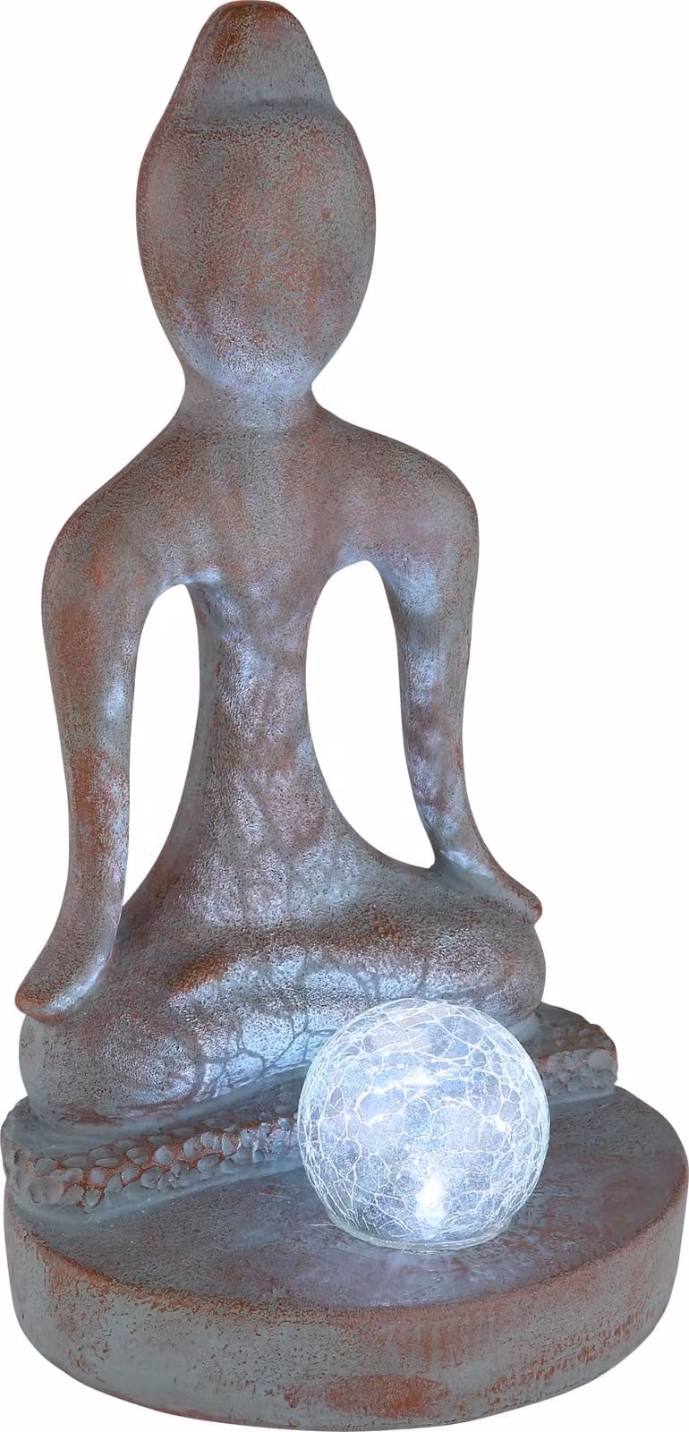 GLOBO Luce Solare Giardino Buddha Vetro Lampada Solare Esterna Luce Solare 33569
