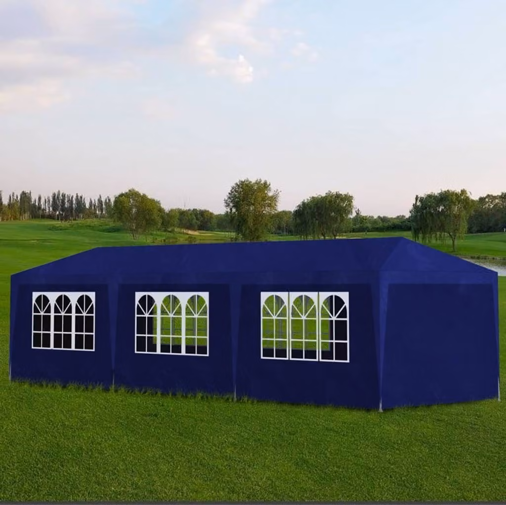 The Living Store Tenda per feste 3x9 m Blu