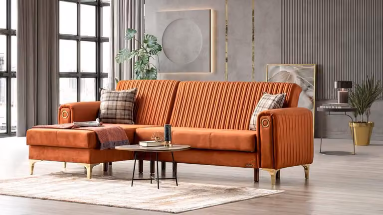 Stilvolles Ecksofa L-Form Modernes Design für Komfort und elegantes Wohnen