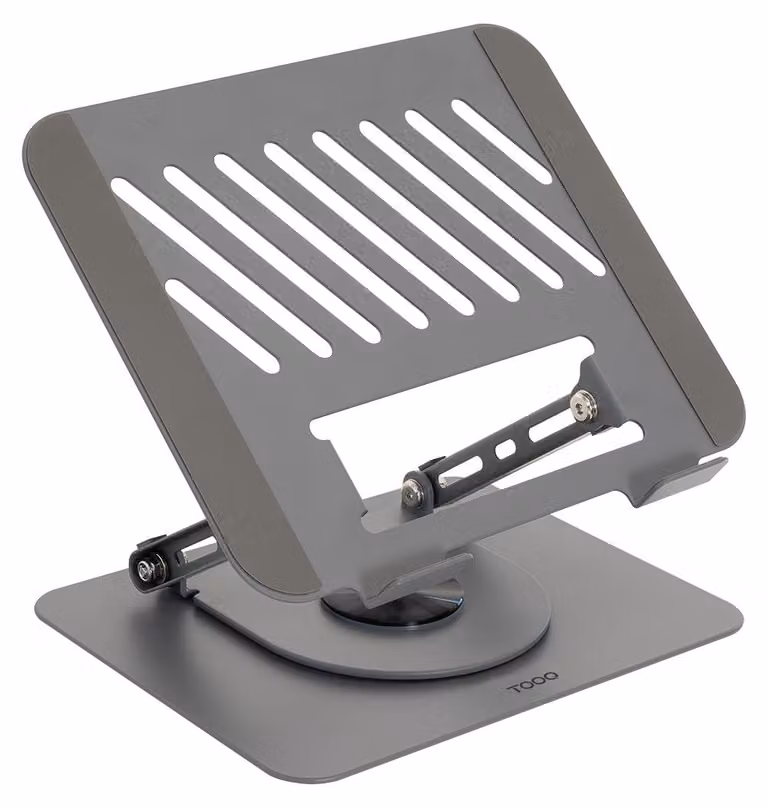 Supporto per monitor rotante a 360°, per schermi da 11-17 pollici, colore grigio scuro