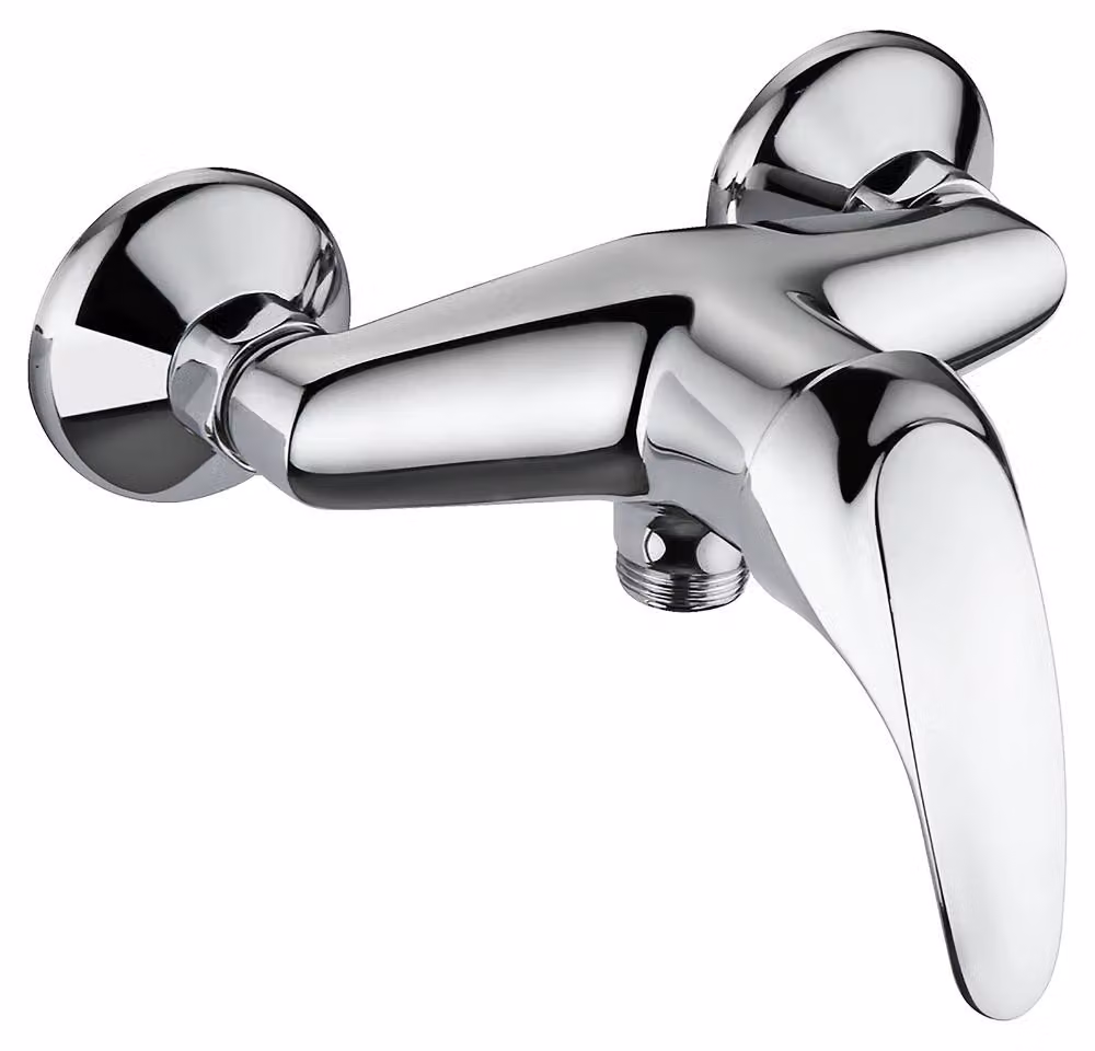 Schläfer 35801013 - Miscelatore Doccia Esterno Astra, Rubinetto per il Bagno, Monocomando per Doccia-Vasca G 1/2 (pollici) con cartuccia Vetroceramica diam. Ø 40 mm, Ottone Cromo.