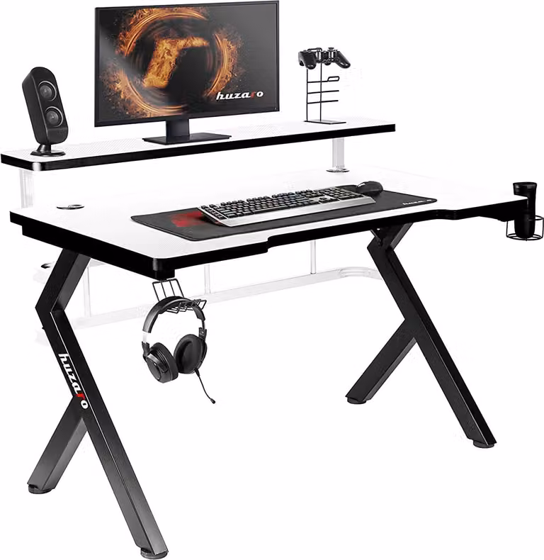 Scrivania per computer Huzaro Hero 5.0 Bianco