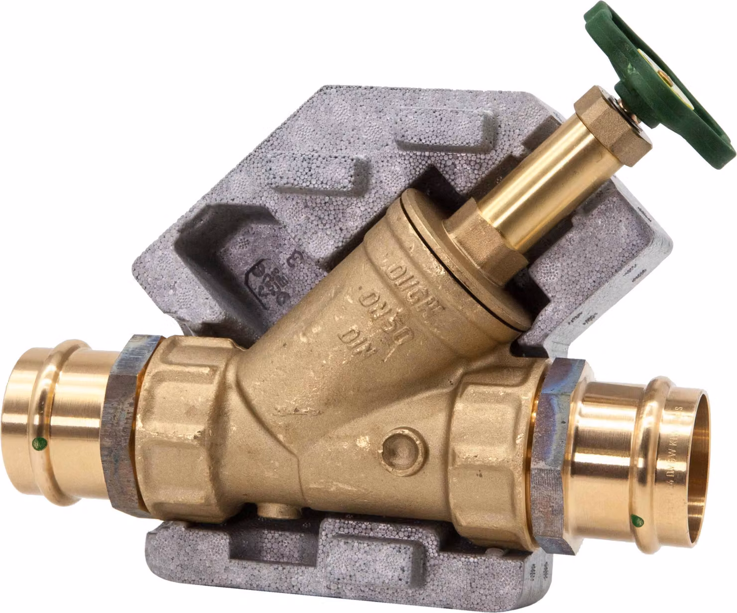 Valvola A Flusso Libero Js, Con Attacco A Pressione, O.entl, Nst.sp, M.ds, Dn50, Pr54, Dvgw