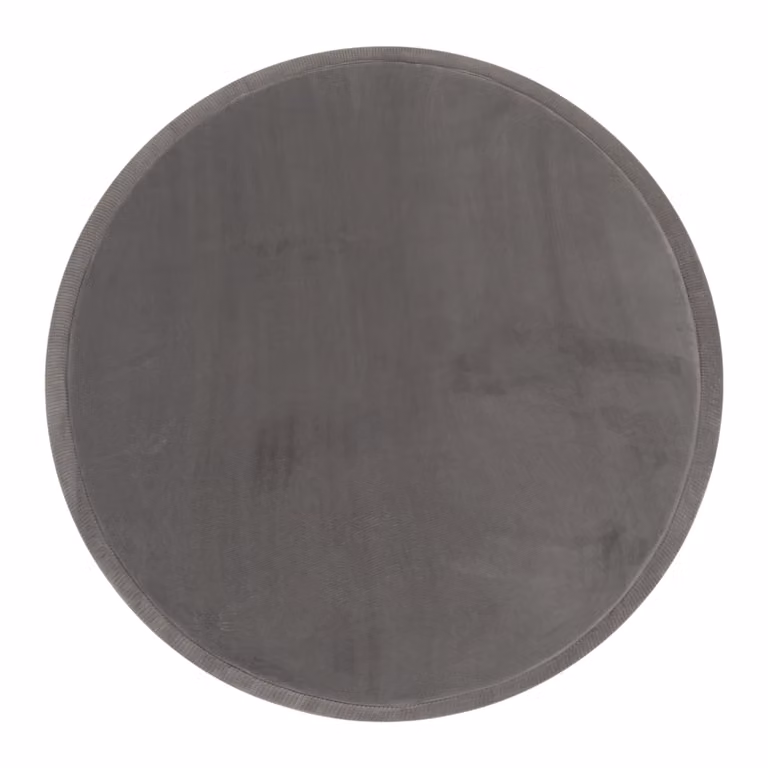 Tappeto rotondo lavabile per bambini Atami grigio Diametro: 200 cm