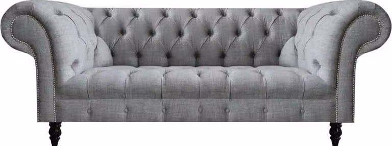 Sofa Dreisitzer Couch Grau Polstermöbel Wohnzimmer Moderne Sofas