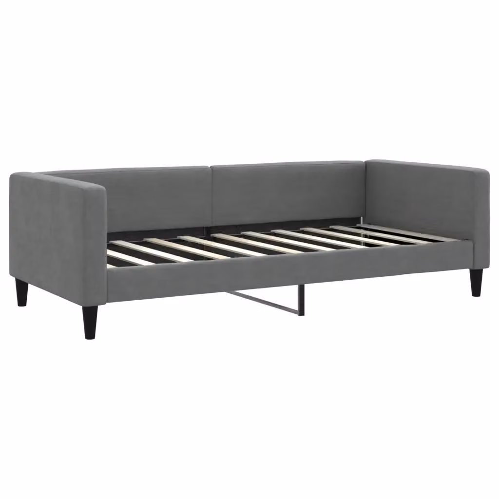 Letto da giorno moderno vidaXL in tessuto grigio – 2