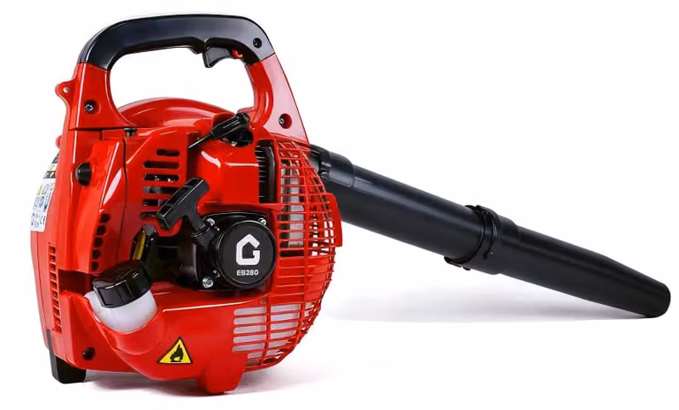 Soffiatore a benzina - Modello portatile - 28 cm³ - 490 CFM - 280 mph - 1,1 CV - Avviamento rapido - Leggero 4,3 kg - Rosso