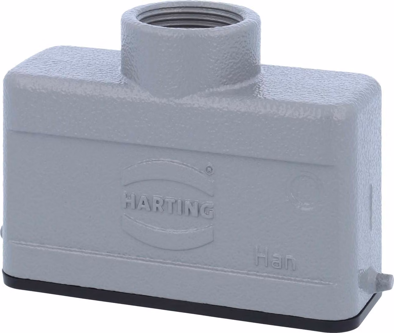 HARTING Han 16A Custodia a manicotto bassa, 1xPG16 uscita cavo diritta, per 1 staffa (nella parte inferiore) Vite PG16