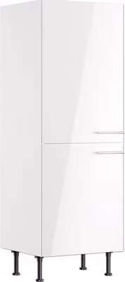 Dispensa Optifit Rurik986 LxPxH 60 x 58,4 x 176,6 cm bianco lucido smontato cerniera reversibile KFRU MH606-8+