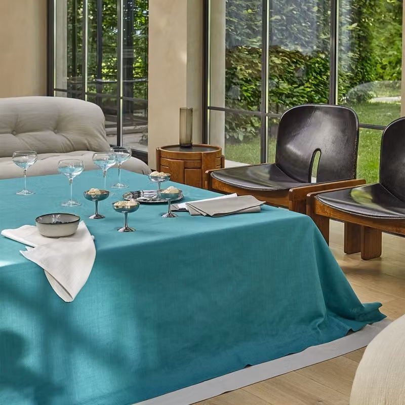 SEMPRE Tovaglia - Taglia: 180x180,Colore: SEMPRE - TEAL