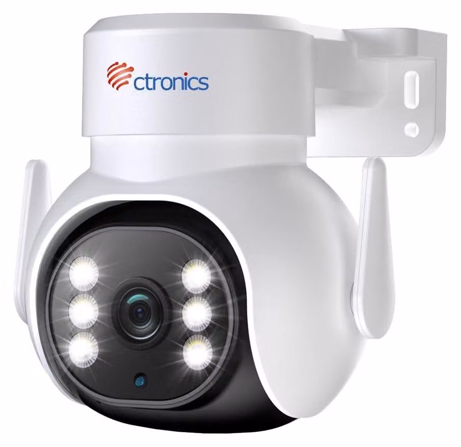 Telecamera di sicurezza esterna 4K, 8 megapixel - Wi-Fi a doppia banda - Visione notturna a 30 metri - Montaggio a parete