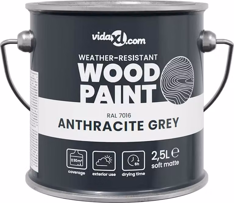 Vernice per legno Grigio 2,5 L Stampa da parete