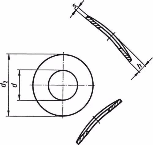 TOOLCRAFT A4 D137-A2 194667 Rondella elastica Diametro interno: 4,3 mm M4 DIN 137 Acciaio inox A2 100 pz.